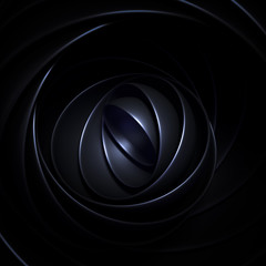 Geometric background. 3d illustration, 3d rendering.