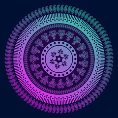 Georgian traditional ornaments. Vector Ornament With Caucasian Motifs. Persian colored carpet.Vector, Illustration.  Rich ornament for fabric design, handmade, interior decoration