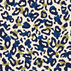 Decorative pattern for the background, tile and textiles. It is assembled from modular parts. Vector. Seamless.