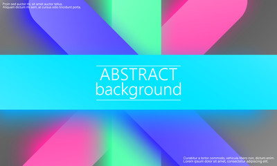 Geometric Abstract colorful background. Vector.