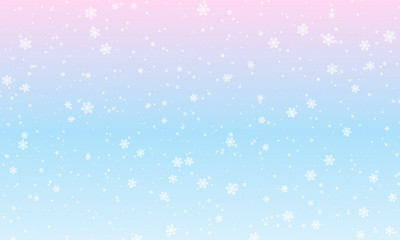 Snow pattern. Vector illustration. Falling snow.