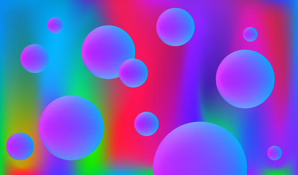 Background with Violet Fluid Elements.