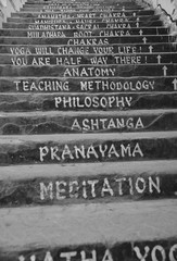 NB__6649 Spiritual words written on stone stairs
