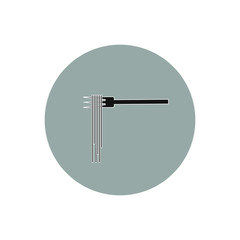 vector fork icon with spaghetti