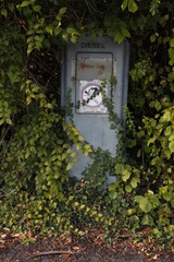 alte Tankstelle außer Betrieb