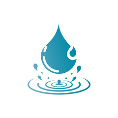 water drop Logo. water droplet icon. illustration element vector