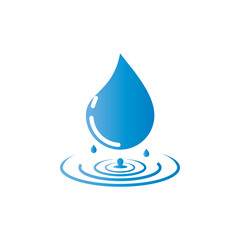 water drop Logo. water droplet icon. illustration element vector