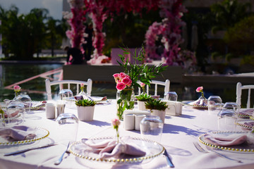 table in restaurant