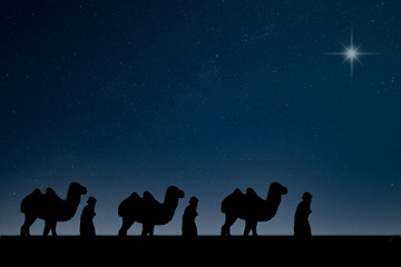 three wise men and star