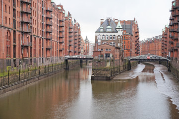 Fototapeta premium Hamburg in the winter