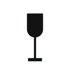 Spanish wine glass icon vector