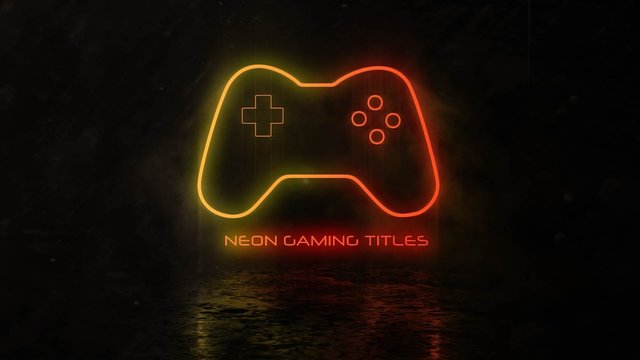 Neon Game Titles