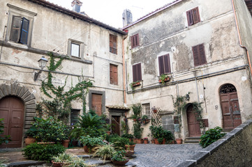 Fototapeta na wymiar Medieval village of Bracciano
