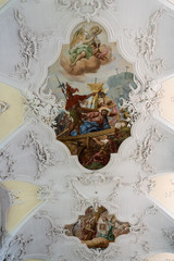 Kirche St. Peter und Paul. auf der Insel Reichenau