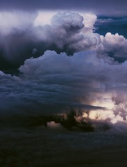 dramatic sky and clouds