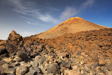 Mount Teide peak on Tenerife, Canary Islands, Spain