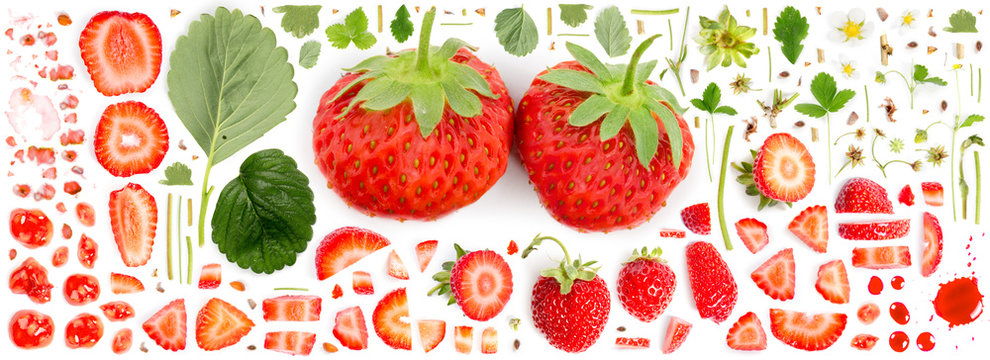 Strawberry Collection Abstract