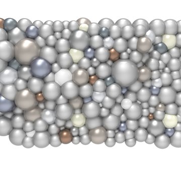 Bubble gum. 3d pearls. Background pattern. © vavavka