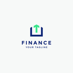 Fototapeta premium finance logo template for all business