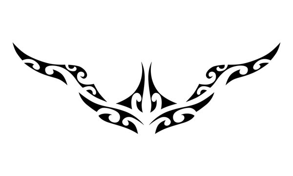 Tattoo maori design for belly, low back, chest. Art tribal tattoo. Stock  Vector | Adobe Stock