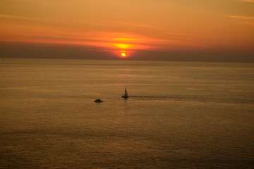 Fototapeta premium Promthep cape, the iconic place to see sunset at Phuket, Thailand