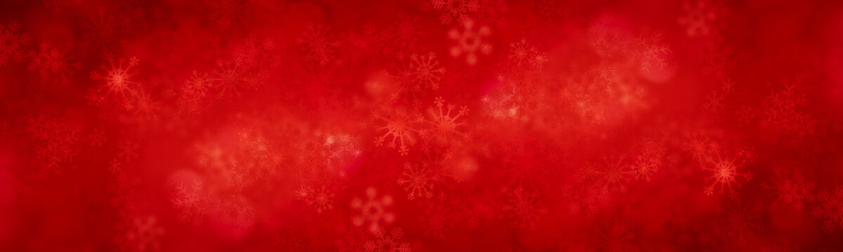 Xmas background. Red pattern snowflake backdrop wallpaper.