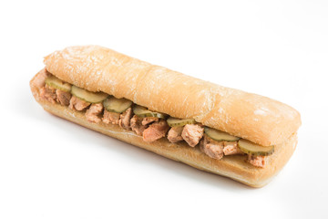 isolated photo on white background of a fast food product