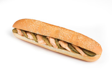 isolated photo on white background of a fast food product