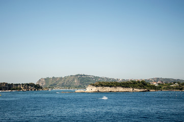 Fototapeta premium Gulf of Naples seacoast in summer