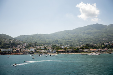 Fototapeta premium Gulf of Naples seacoast in summer