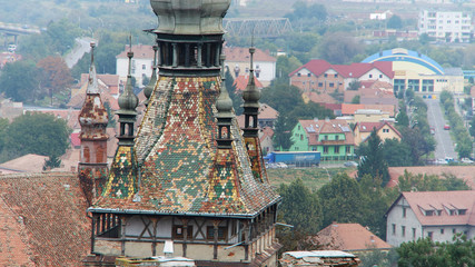 The City of Sighisoara in Romania, Europe