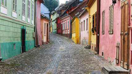The City of Sighisoara in Romania, Europe