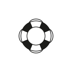Lifebuoy icon. Simple vector illustration [преобразованный]