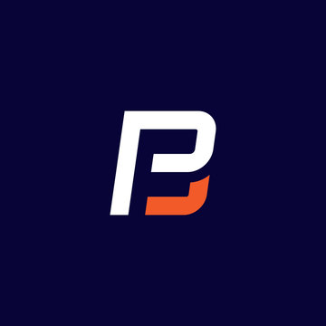 pb / bp logo initials . creative pb logo