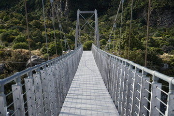 Obraz premium bridge to the hooker valley track