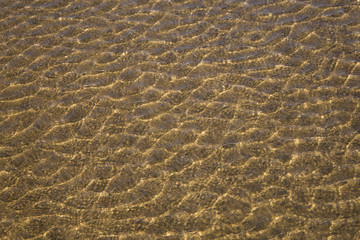 the structure of water in shades of sunlight, the manifestation of texture in the form of abstraction