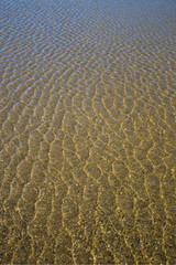 the structure of water in shades of sunlight, the manifestation of texture in the form of abstraction