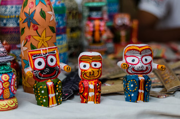 Lord Jagannath idol made with wood 