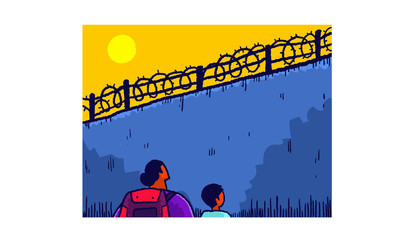 Obraz premium The wall