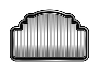 Vector Silver Color Labels.Perfect for design works.