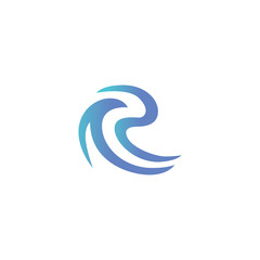 Fototapeta na wymiar Letter R logo icon design template elements