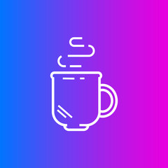Cup of coffee or tea vector icon