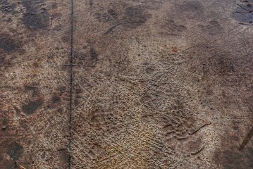 texture of a concrete floor 