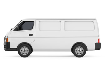 Delivery Van Isolated