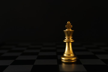 Image of chess game. Business, competition, strategy, leadership and success concept