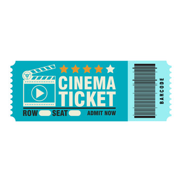 cinema ticket, skip to watch movies, realistic look