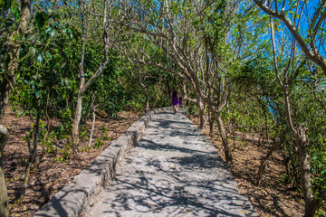 A beautiful view of Uluwatu temple in Bali, Indonesia.