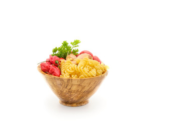 Pasta Ingredients in Bowl