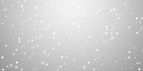 Magic stars random Christmas background. Subtle fl