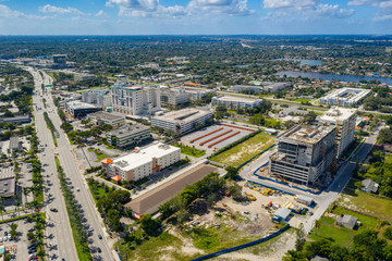 Aerial photo Aventura Hospital and Medical Center Florida USA